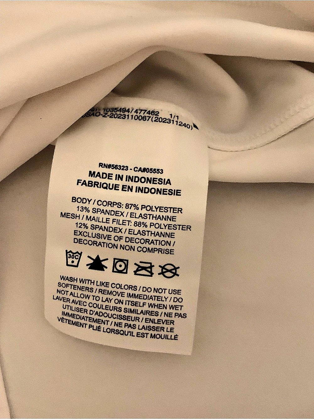Nike Pro Women's Dri-FIT Short-Sleeve Top Athletic Tee White XL - Picture 5 of 5